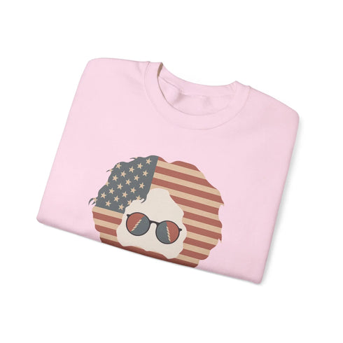 Grateful Dead - Stars & Stripes Jerry | Life is dead. Crewneck Sweatshirt - StealieShop